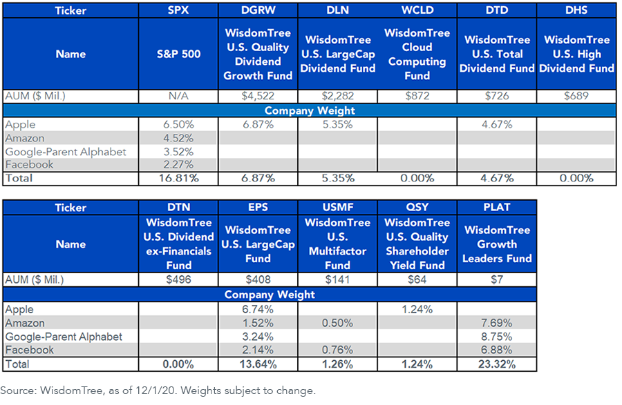 Figure 1_Company Weights in Our ETFs
