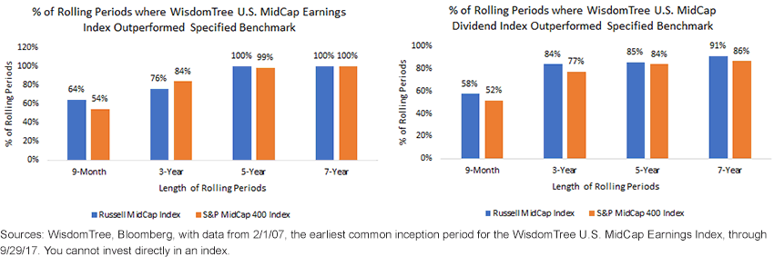 Long Term Performance in MidCaps